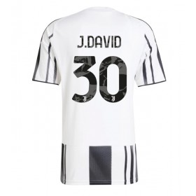 Juventus Jonathan David #30 Hemmakläder 2025-26 Kortärmad